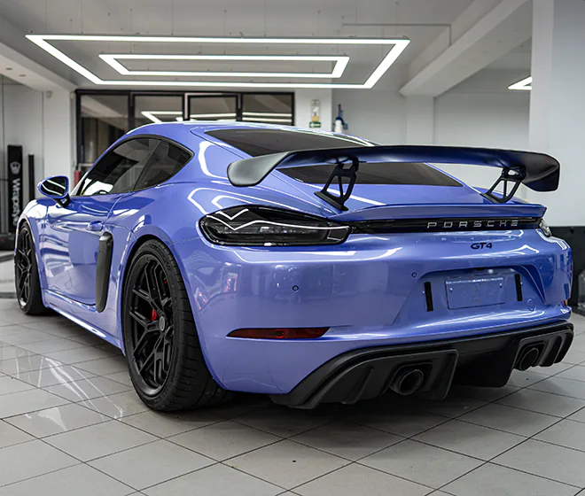 Aplikace fólie Porsche 1 - Wrapstyle Zlín