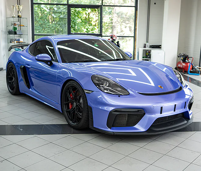 Aplikace fólie Porsche 2 - Wrapstyle Zlín